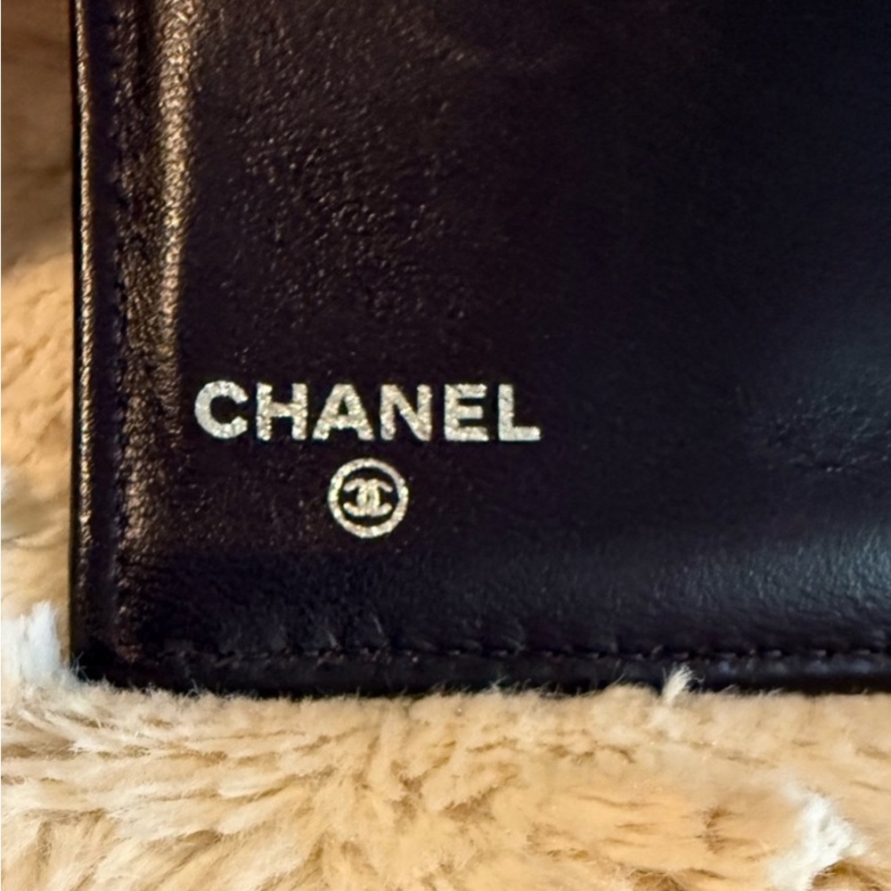 CHANEL Plum Purple Diamond Stitch Burgundy Flap Wallet - Vintage FULL INCLUSION - Picture 7 of 13